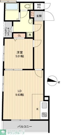 アーバハイツ扇大橋の物件間取画像
